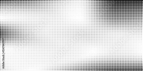Grunge halftone gradient background. Faded grit noise texture. White and black sand wallpaper.