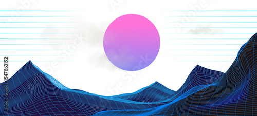 Vaporwave Sunset