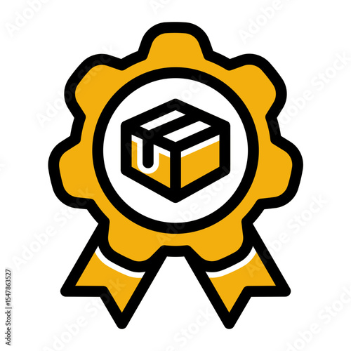 Premium Quality Award Icon Solid Color Lineal Style for Best Seller Products.