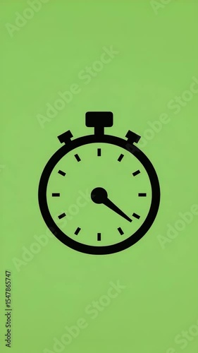 timer clock deadline illustration simple animation vertical video motion