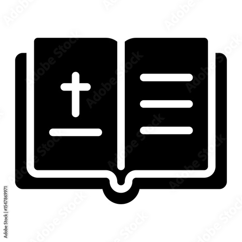 bible glyph icon