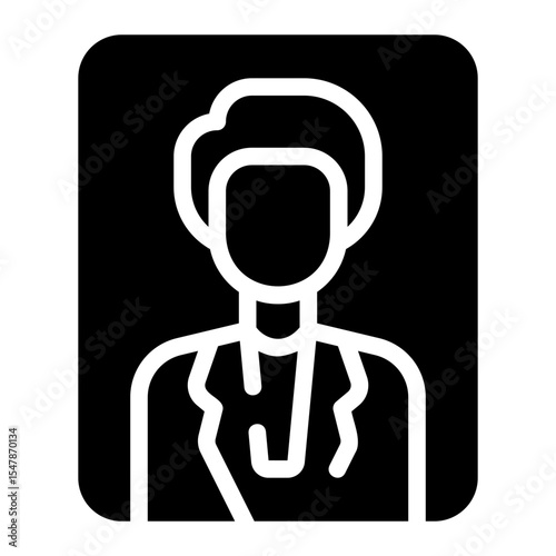 wedding photo glyph icon