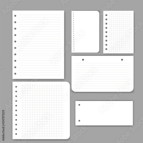 blank paper sheet assets pack