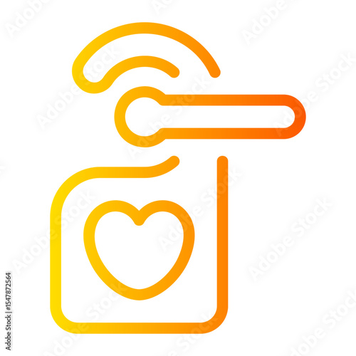 door knob gradient icon