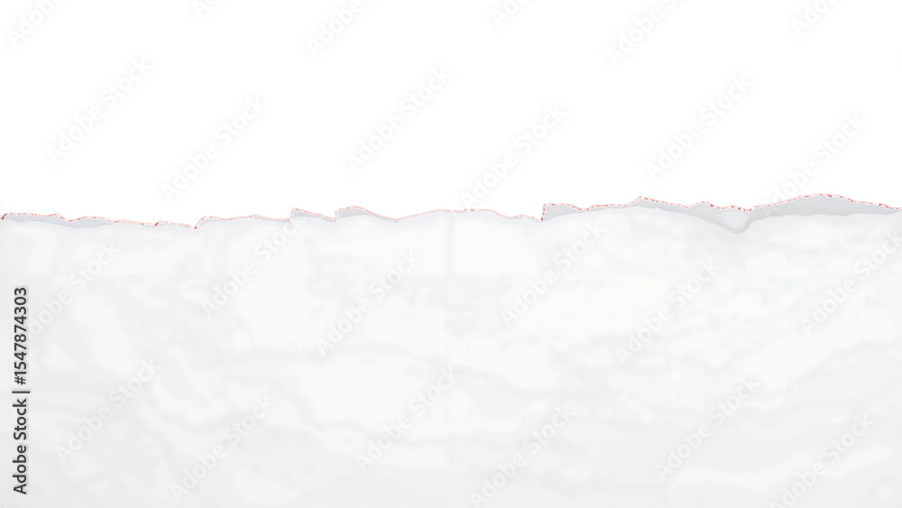Obraz premium Torn Paper Edge Texture High-Resolution White Paper Texture Background