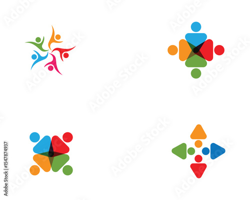 community care Logo template vector