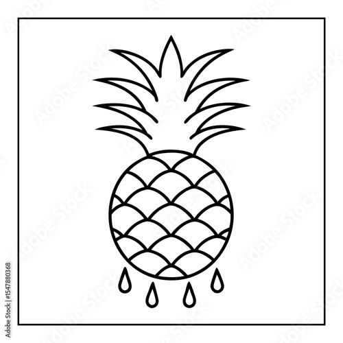vector illustration of a coloring page