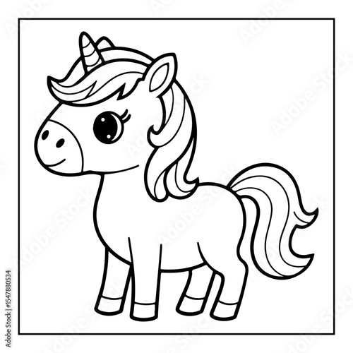 vector illustration of a coloring page