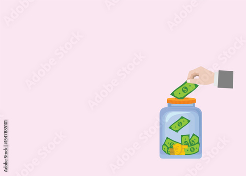Saving money
