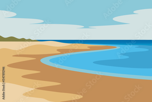A beautiful tropical beach with turquoise water, palm trees, and a clear blue sky perfect for a summer vacation