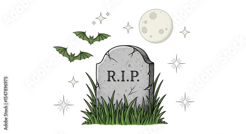 Isolated Tombstone
