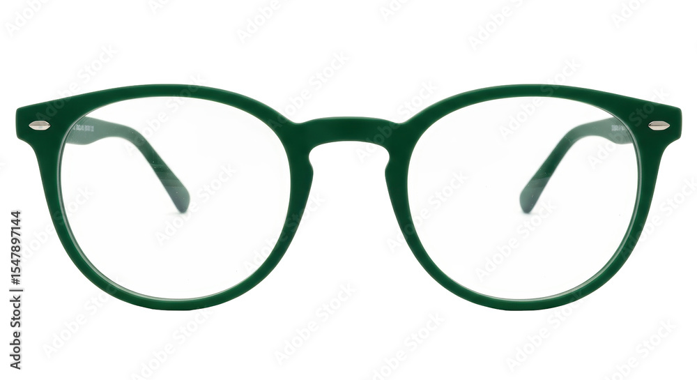 Fototapeta premium Isolated Green Eyeglasses