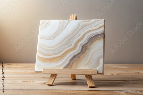Onyx Tile on Wooden Easel