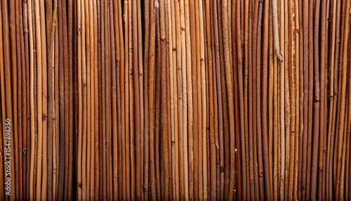brushwood texture of straight twigs as a background