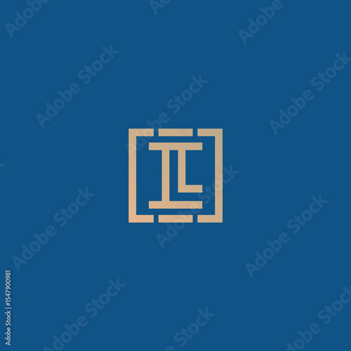 Letter L law logo design template elements