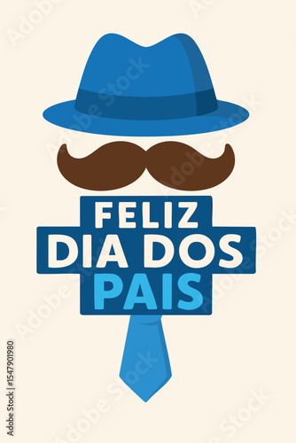 Arte vetorial Dia dos Pais - Father's Day Vector Design