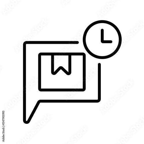 delivery time vector icon