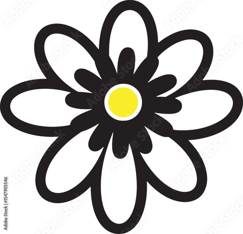 High-Quality Daisy Flower Vectors for Print and Digital Use.