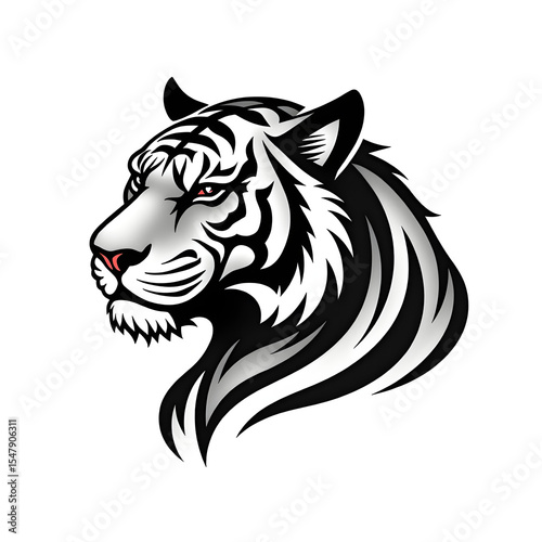 Wallpaper Mural tiger head vector mascot simple logo Torontodigital.ca