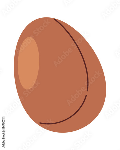 Chocolate egg cartoon sweet dessert