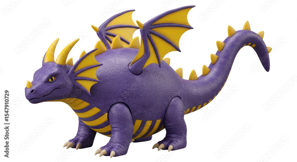 Fototapeta premium Isolated Cartoon Dragon