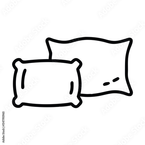 hand drawn vector illustration of an armchair
