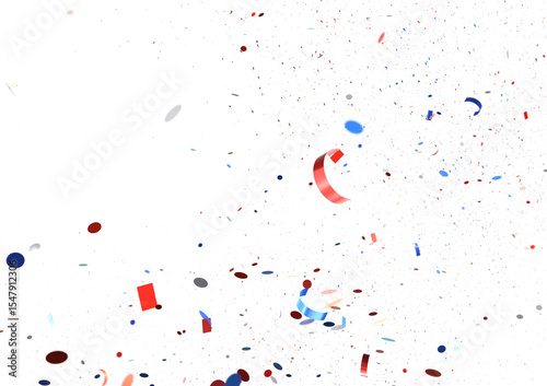 Festive confetti explosion. Perfect for party, celebration, or holiday designs.