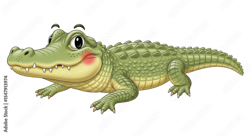 Obraz premium Isolated Alligator