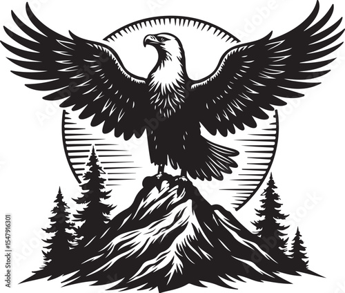 Eagle Mountain Rock Perch Vector bundle