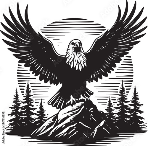 Eagle Mountain Rock Perch Vector bundle