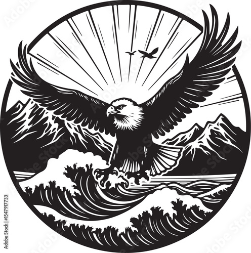 Eagle Mountain Rock Perch Vector bundle