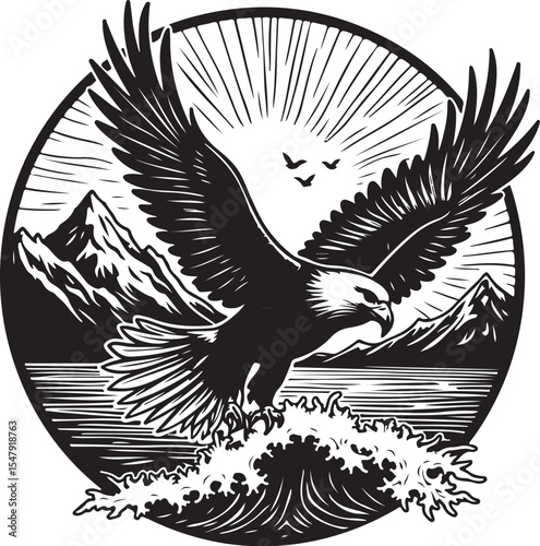 Eagle Mountain Rock Perch Vector bundle
