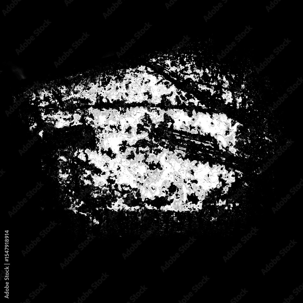 Fototapeta premium Rust Stain Alpha Texture – Transparent Grunge Overlay for 3D and Design