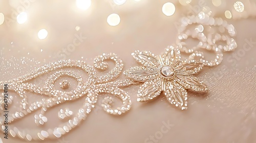 Detailed gilded element from a traditional festival float reflecting ambient light with sparkling brilliance