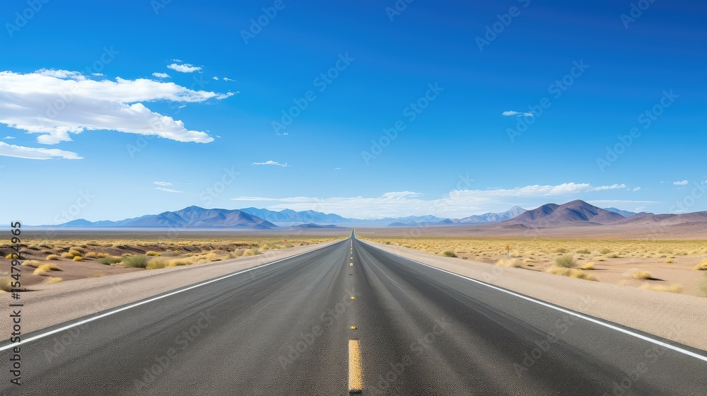 Naklejka premium arid road type