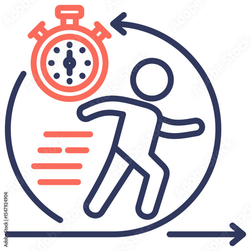Agility Dual Tone Icon