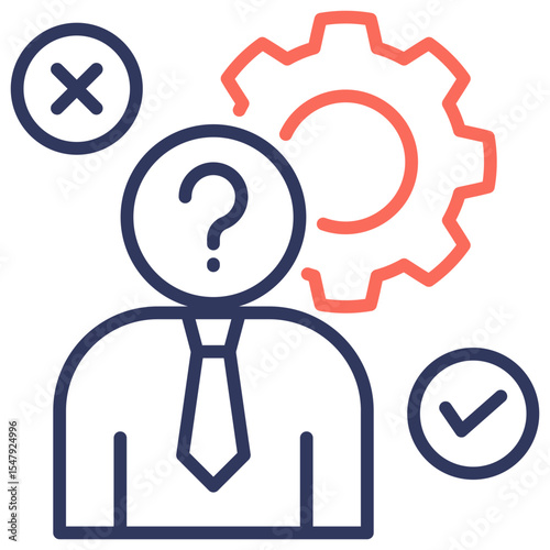 Hypothesis Dual Tone Icon