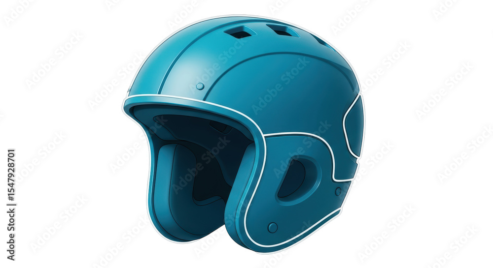 Fototapeta premium Isolated Baseball Helmet