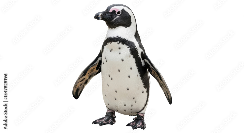 Fototapeta premium Isolated African Penguin