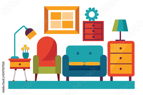 Mid-Century Modern Living Room Furniture Design Inspiration and Decor Ideas