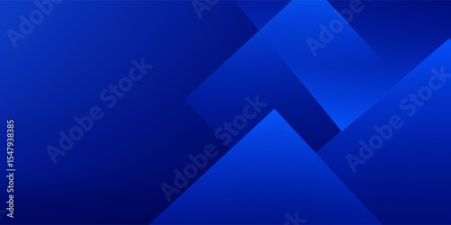 Abstract blue background. Simple and modern blue geometric design. Minimal shapes. Suitable for booklets, brochures, banners, posters,