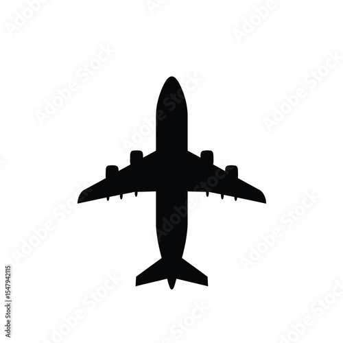 airplane isolated on white
