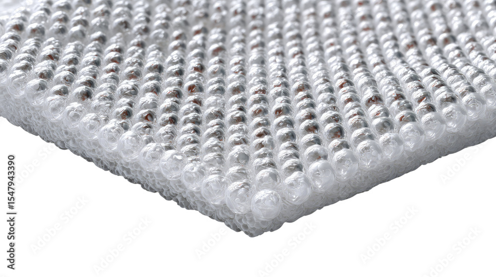 Fototapeta premium Textured Surface with Spherical Elements: A close-up shot of a unique textured surface composed of numerous spherical elements, creating a captivating visual display of depth and pattern.