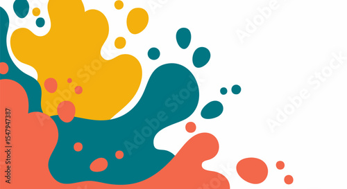 Dynamic Abstract Paint Splash