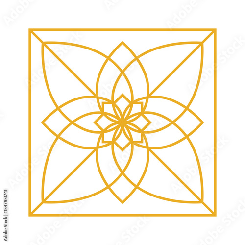 Islamic seamless pattern oriental vector illustration. Arabic geometric ornament for background