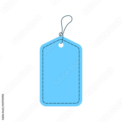 Price tag label illustration. Paper labels vector isolated