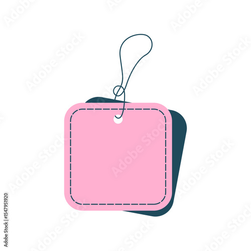 Price tag label illustration. Paper labels vector isolated
