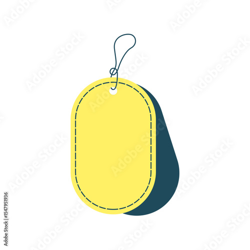 Price tag label illustration. Paper labels vector isolated