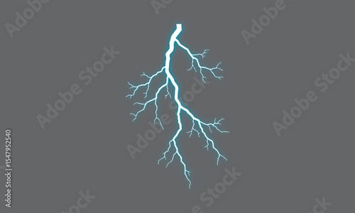 Single Electric Strike with Glow Effect.
