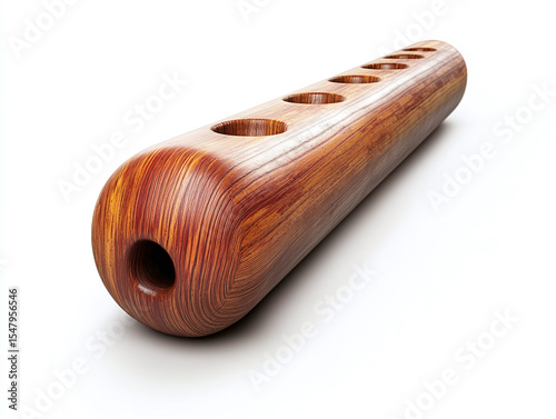 A bowling lane bumper, isolated on a clean white background, with rubber material and no shadow.